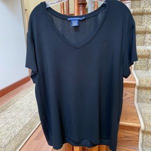 Black Ralph Lauren Sport T-Shirt.  Size XL